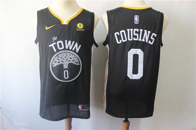 Men Golden State Warriors #0 Cousins BlackGame Nike NBA Jerseys->golden state warriors->NBA Jersey